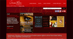 Desktop Screenshot of annerice.com
